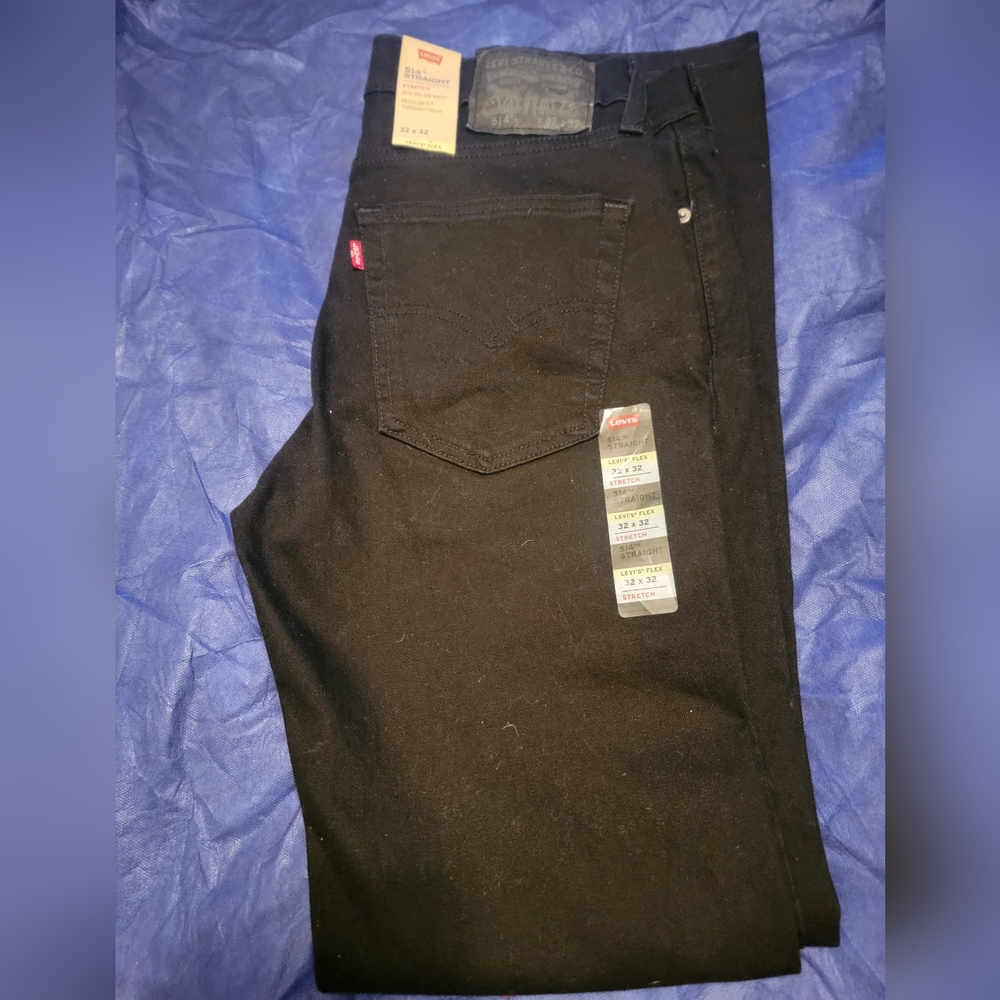 Levi's 514 Flex Stretch Men's 32 x 32 Black NWT